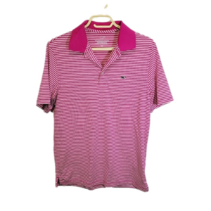 Vineyard Vines mens stripe polo short sleeve